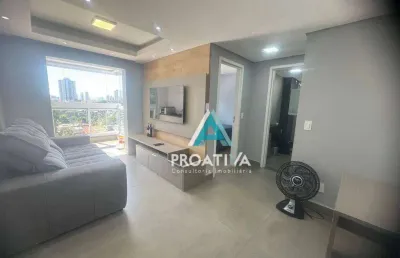 Apartamento com 2 dormitórios à venda, 61 m² - paraíso - santo andré/sp