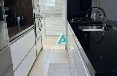 Apartamento com 3 dormitórios à venda, 101 m² - jardim - santo andré/sp