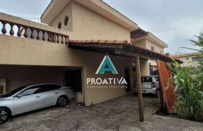 Sobrado com 3 dormitórios, 254 m² - venda  ou aluguel - vila pires - santo andré/sp
