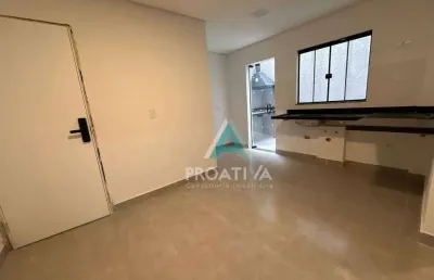 Apartamento com 2 dormitórios à venda, 50 m²  - campestre - santo andré/sp