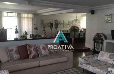 Apartamento com 4 dormitórios, 320 m² - venda por r$ 2.200.000,00 ou aluguel por r$ 14.900,00/mês - jardim - santo andré/sp