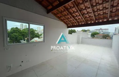 Cobertura com 2 dormitórios à venda, 115 m² - santa maria - santo andré/sp