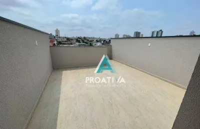 Cobertura com 2 dormitórios à venda, 95 m²- parque das nações - santo andré/sp
