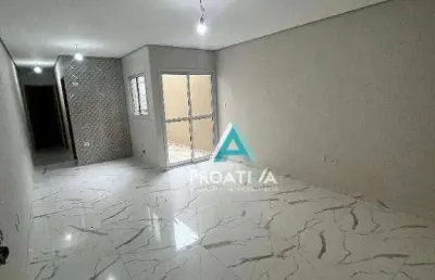 Apartamento com 2 dormitórios à venda, 52 m²- jardim guarará - santo andré/sp