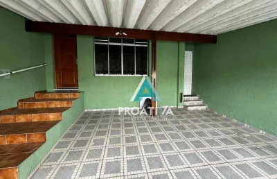 Sobrado com 3 dormitórios à venda, 170 m² - vila scarpelli - santo andré/sp