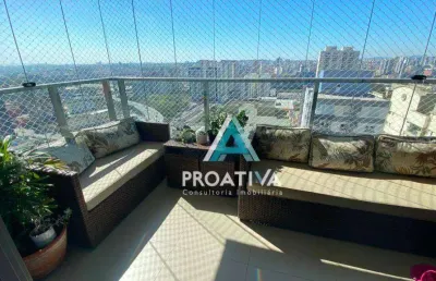 Apartamento com 3 dormitórios à venda, 153 m² - jardim - santo andré/sp