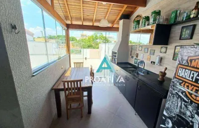 Cobertura com 2 dormitórios à venda, 106 m² - vila alto de santo andré - santo andré/sp