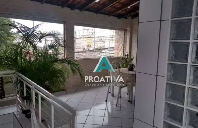 Casa com 2 dormitórios à venda, 209 m² - vila luzita - santo andré/sp
