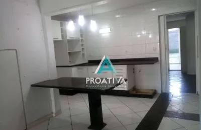 Casa com 2 dormitórios para alugar, 60 m²  - jardim - santo andré/sp