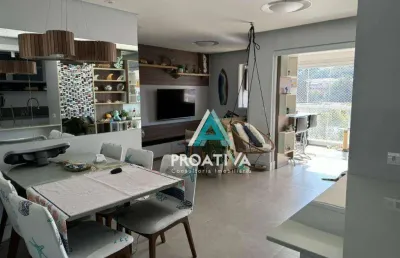 Apartamento com 2 dormitórios à venda, 79 m² - santa paula - são caetano do sul/sp
