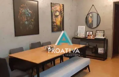 Apartamento com 3 dormitórios, 93 m² - venda por r$ 749.000,00 ou aluguel por r$ 6.038,00/mês - vila bastos - santo andré/sp
