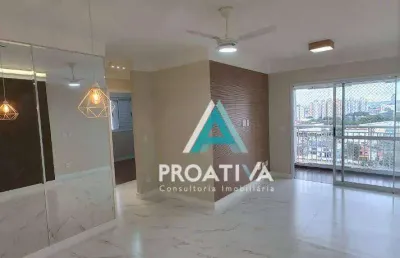 Apartamento com 3 dormitórios à venda, 83 m²  - centro - são caetano do sul/sp