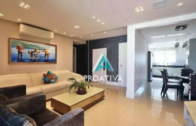 Apartamento com 4 dormitórios à venda, 227 m² - jardim - santo andré/sp