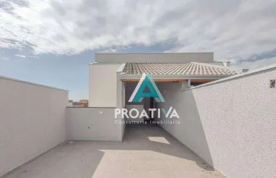 Cobertura com 2 dormitórios à venda, 88 m² - vila guarani - santo andré/sp
