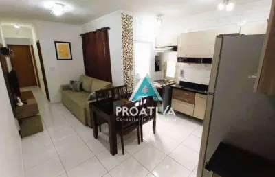 Apartamento com 2 dormitórios à venda, 56 m² - vila camilópolis - santo andré/sp