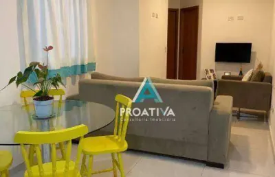 Cobertura com 2 dormitórios à venda, 110 m² por  - campestre - santo andré/sp