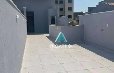 Cobertura com 2 dormitórios à venda, 120 m²  - vila humaitá - santo andré/sp