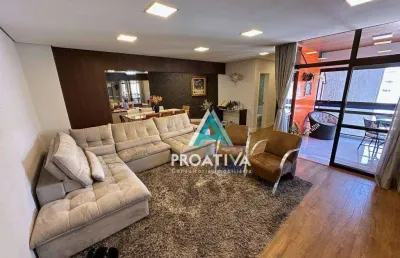 Apartamento com 3 dormitórios à venda, 175 m²- jardim - santo andré/sp