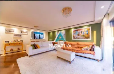 Apartamento com 4 dormitórios à venda, 170 m² - centro - santo andré/sp