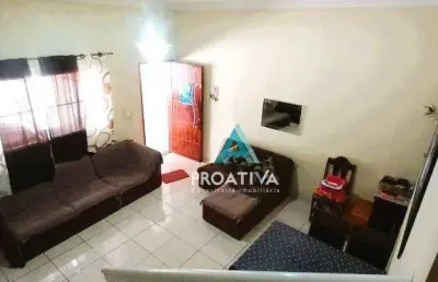 Sobrado com 3 dormitórios à venda, 93 m² - cidade são jorge - santo andré/sp