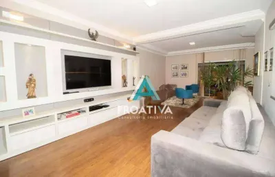 Sobrado com 4 dormitórios à venda, 302 m²- vila santa teresa - santo andré/sp