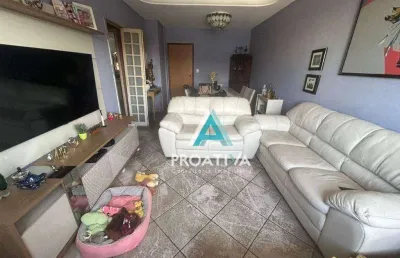 Apartamento com 3 dormitórios à venda, 122 m² - jardim - santo andré/sp