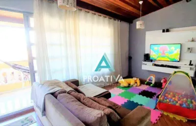 Sobrado com 3 dormitórios à venda, 206 m² - jardim ana maria - santo andré/sp