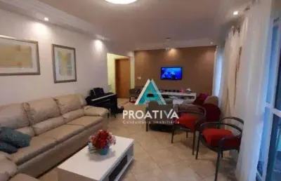 Apartamento com 4 dormitórios à venda, 163 m²- vila bastos - santo andré/sp