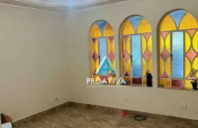 Casa com 2 dormitórios à venda, 136 m²  - vila scarpelli - santo andré/sp