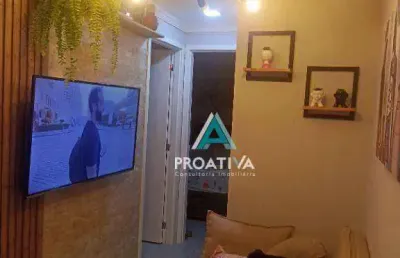 Apartamento com 2 dormitórios à venda, 40 m²  - parque erasmo assunção - santo andré/sp