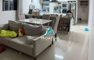 Apartamento com 2 dormitórios à venda, 60 m² - vila guarani - santo andré/sp