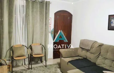 Casa com 4 dormitórios à venda, 124 m²- santa maria - santo andré/sp