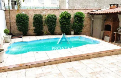 Casa com 3 dormitórios à venda, 225 m² por - vila guarani - santo andré/sp