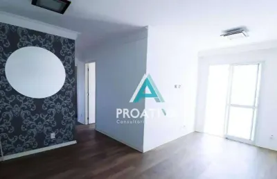 Apartamento com 3 dormitórios à venda, 79 m² - campestre - santo andré/sp