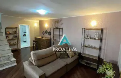 Sobrado com 3 dormitórios à venda, 240 m² - vila alpina - santo andré/sp