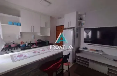 Cobertura com 2 dormitórios à venda, 100 m² por r$ 475.000,00 - vila valparaíso - santo andré/sp