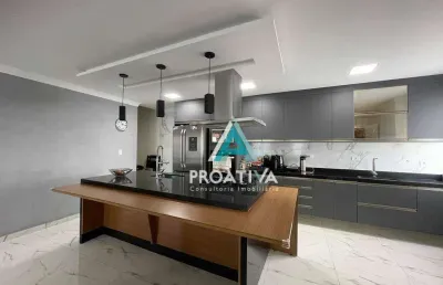 Sobrado com 3 dormitórios à venda, 187 m² - vila alto de santo andré - santo andré/sp