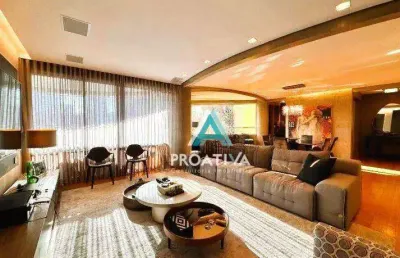 Apartamento com 4 dormitórios à venda, 227 m² - jardim - santo andré/sp