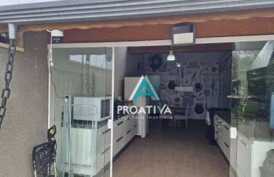 Cobertura com 2 dormitórios à venda, 128 m² - parque das nações - santo andré/sp