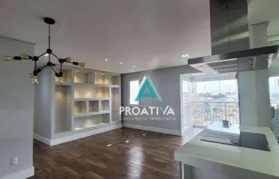 Apartamento com 2 dormitórios, 72 m² - campestre - santo andré/sp