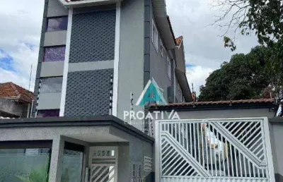Sobrado com 2 dormitórios à venda, 100 m² - vila pires - santo andré/sp