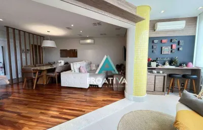 Apartamento com 3 dormitórios à venda, 160 m² - vila assunção - santo andré/sp