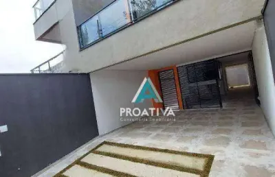 Sobrado com 3 dormitórios à venda, 195 m² - jardim paraíso - santo andré/sp