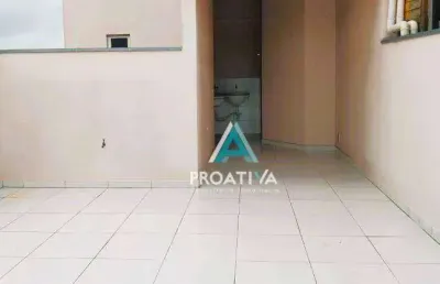 Cobertura com 2 dormitórios à venda, 110 m² por r$ 510.000,00 - vila linda - santo andré/sp