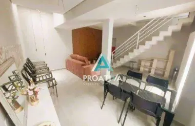 Sobrado com 2 dormitórios à venda, 96 m²  - vila guiomar - santo andré/sp