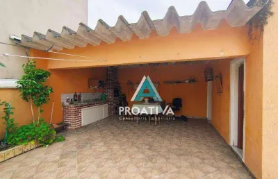 Casa com 2 dormitórios à venda, 200 m² - parque oratório - santo andré/sp