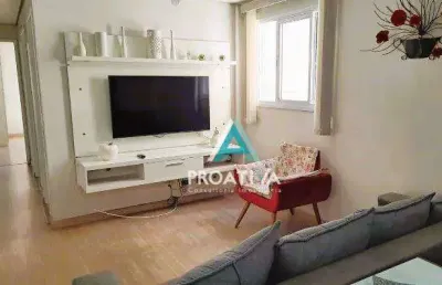 Apartamento com 2 dormitórios à venda, 62 m² por r$ 385.000,00 - vila humaitá - santo andré/sp