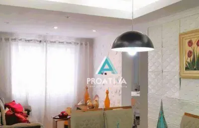 Apartamento com 2 dormitórios à venda, 56 m² por r$ 390.000,00 - vila valparaíso - santo andré/sp