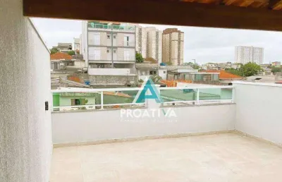Cobertura com 2 dormitórios à venda, 80 m² por r$ 420.000,00 - vila curuçá - santo andré/sp