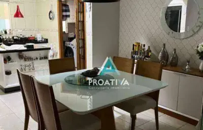 Sobrado com 3 dormitórios à venda, 200 m²  - vila leopoldina - santo andré/sp